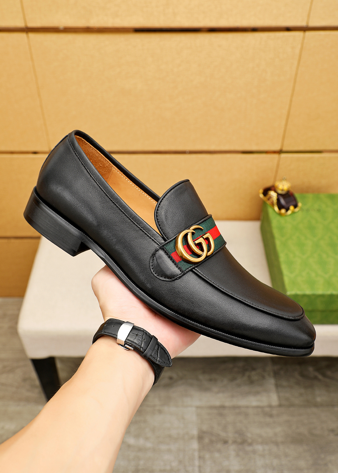 グッチ「Gucci」グッチ ビジネスレザーシューズ / ドレスシューズ