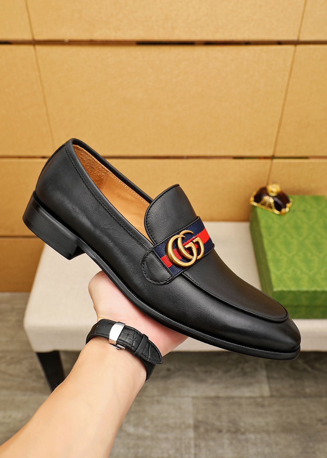 グッチ「Gucci」グッチ ビジネスレザーシューズ / ドレスシューズ