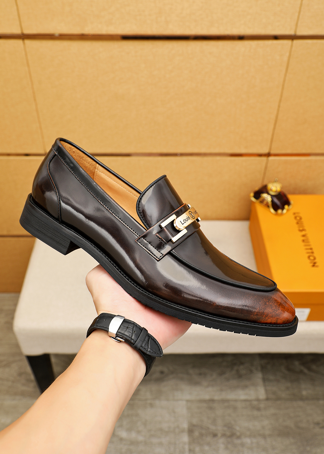 ルイ・ヴィトン「Louis Vuitton」ルイ・ヴィトン ビジネスレザーシューズ / ドレスシューズ
