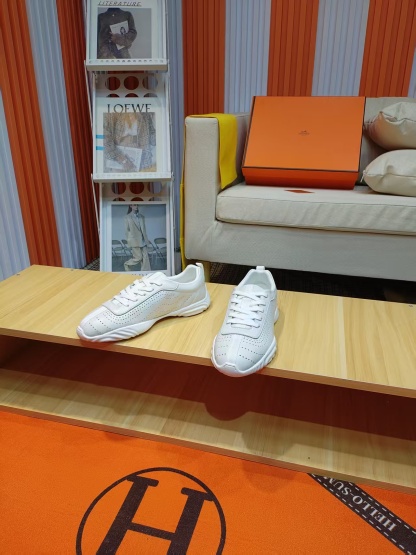 エルメス「Hermès」マスター レザースニーカー / カジュアルスニーカー