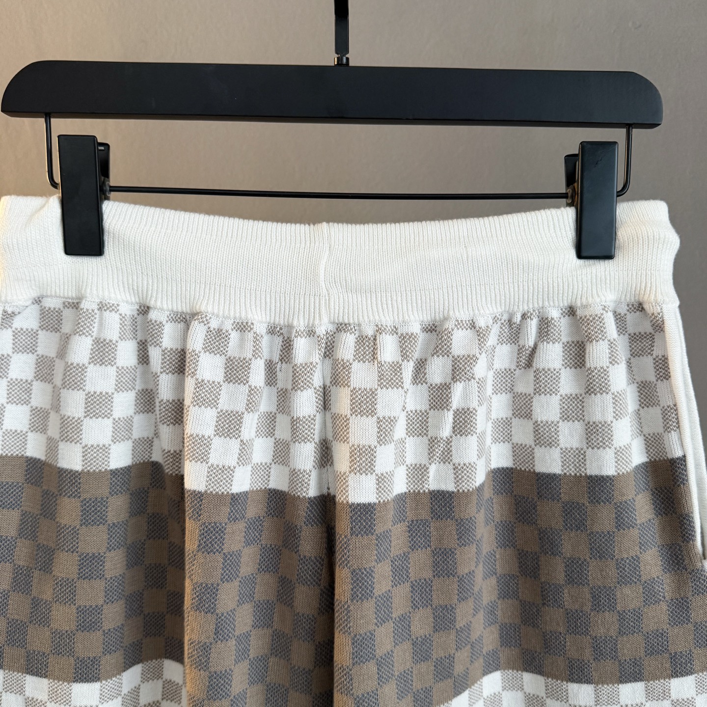 ルイ・ヴィトン「Louis Vuitton」ルイ・ヴィトン フローラル ダミエ ジャカード ニットシャツ / ショートスリーブシャツ