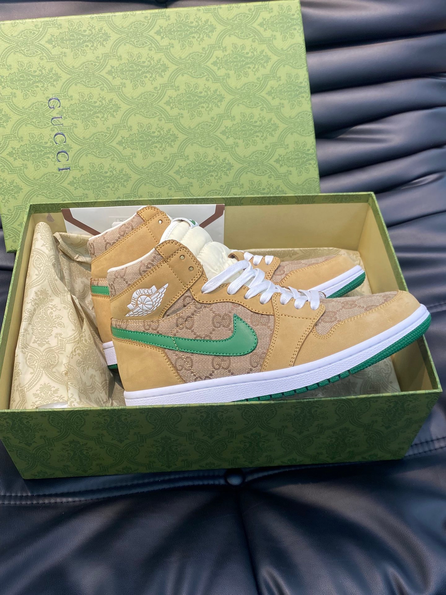「コラボモデル」Gucci x Nike コラボレーション ハイカットスニーカー-ISETAN PRESTIGE CURATED