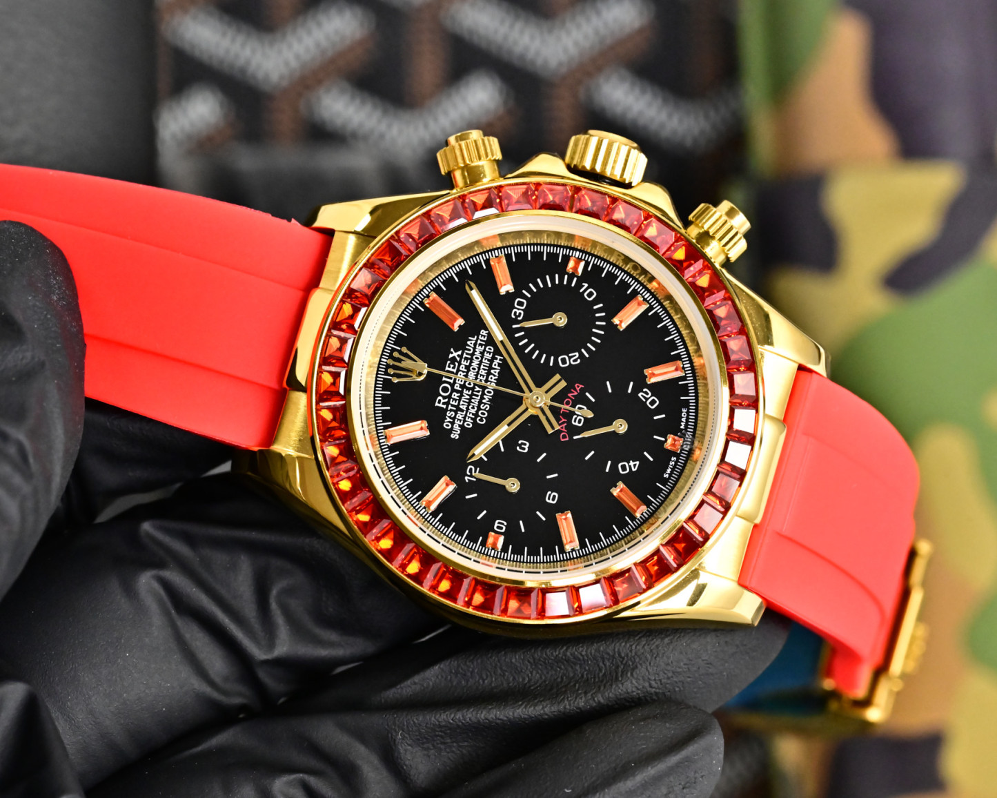 ROLEX  デイトナ スタイル クロノグラフ “サクラピンク” / カスタムウォッチ