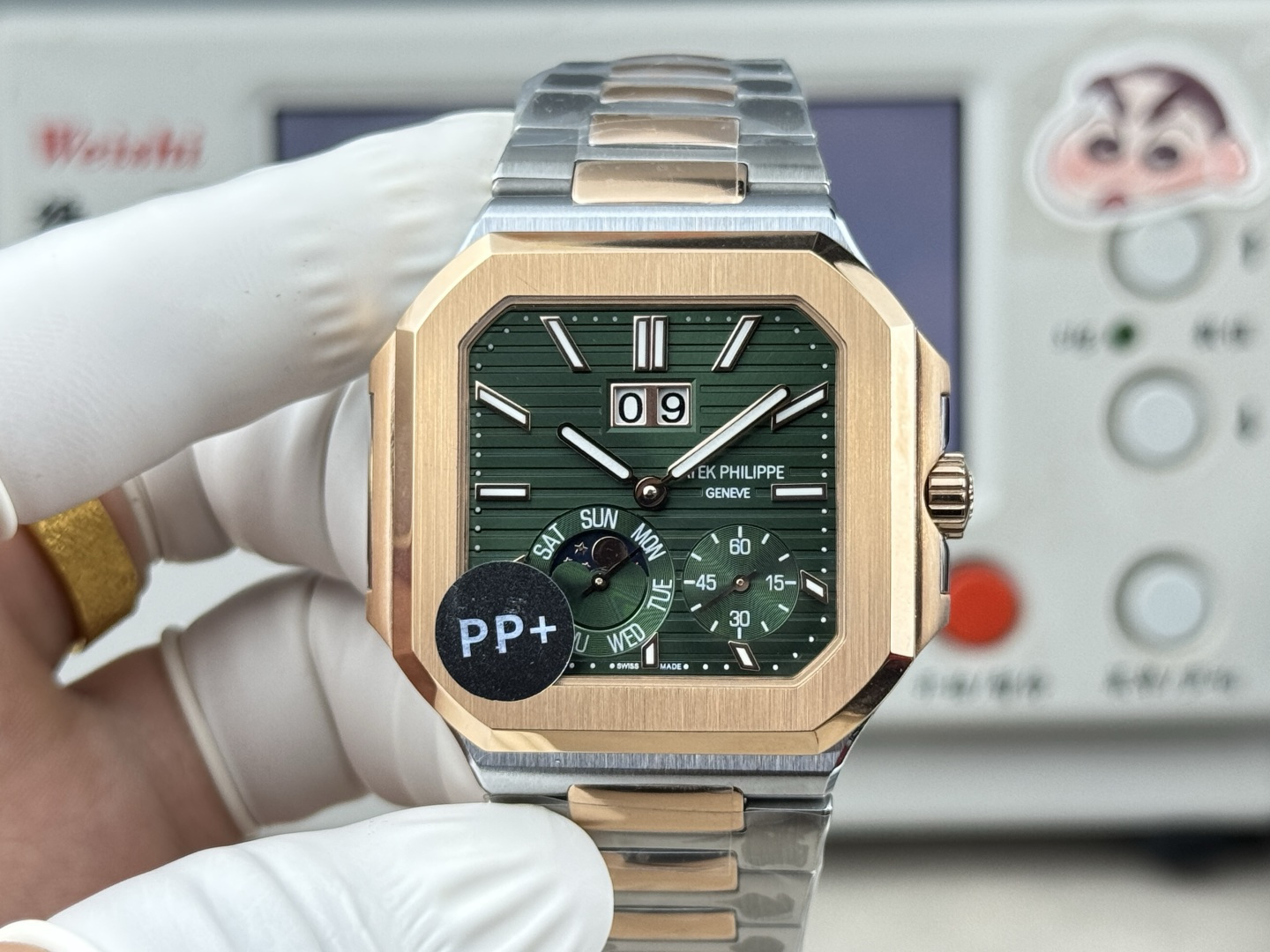 Patek Philippe パテック・フィリップ キュビトゥス スタイル グランドデイト・ムーンフェイズ / カスタムウォッチ