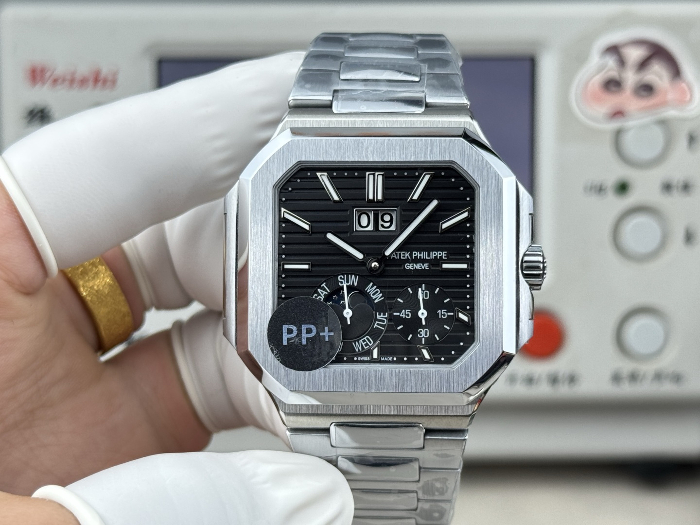 Patek Philippe パテック・フィリップ キュビトゥス スタイル グランドデイト・ムーンフェイズ / カスタムウォッチ