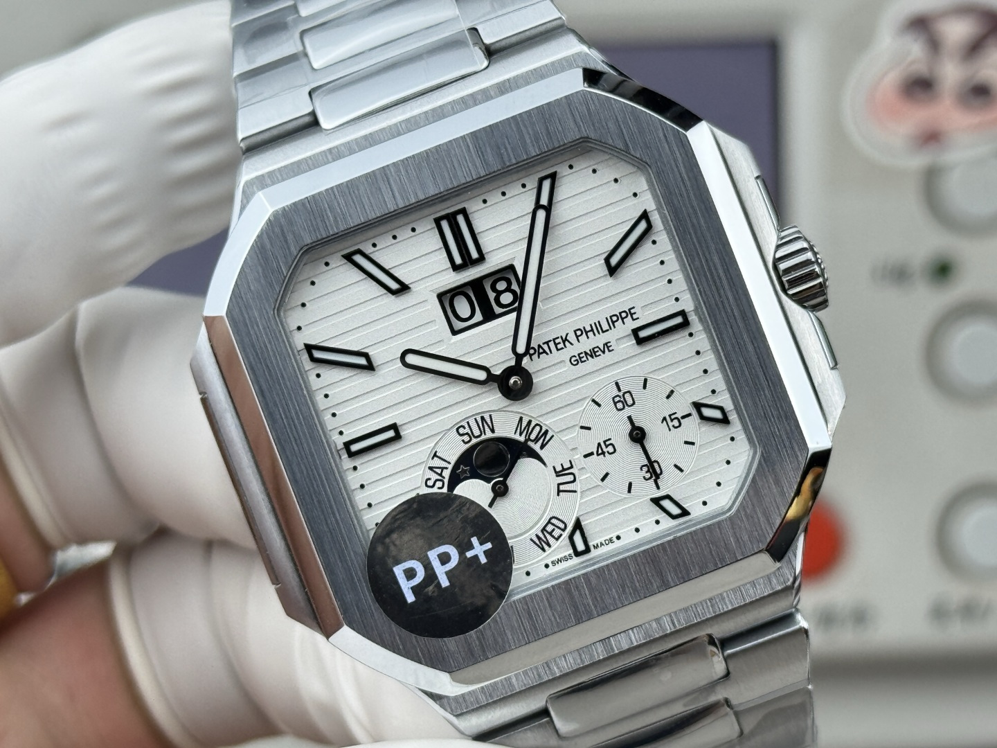 Patek Philippe パテック・フィリップ キュビトゥス スタイル グランドデイト・ムーンフェイズ / カスタムウォッチ