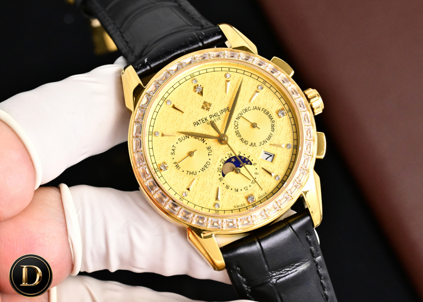 Patek Philippe パテック・フィリップ キュビトゥス スタイル グランドデイト・ムーンフェイズ / カスタムウォッチ