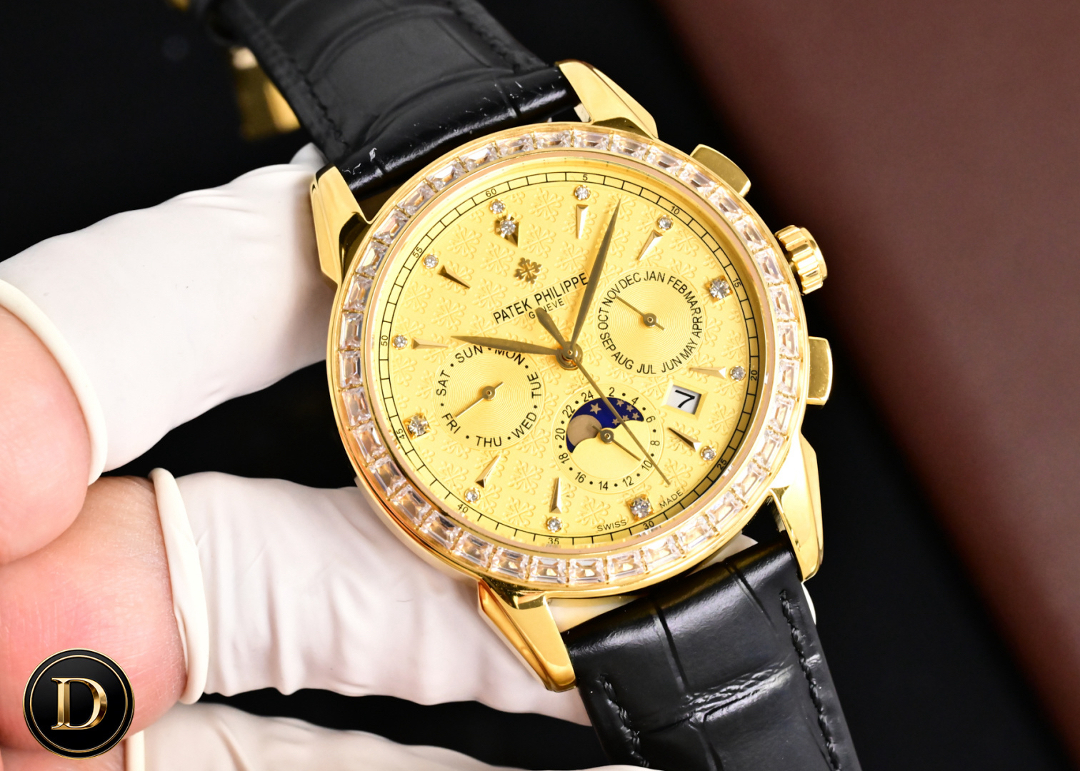 Patek Philippe パテック・フィリップ キュビトゥス スタイル グランドデイト・ムーンフェイズ / カスタムウォッチ