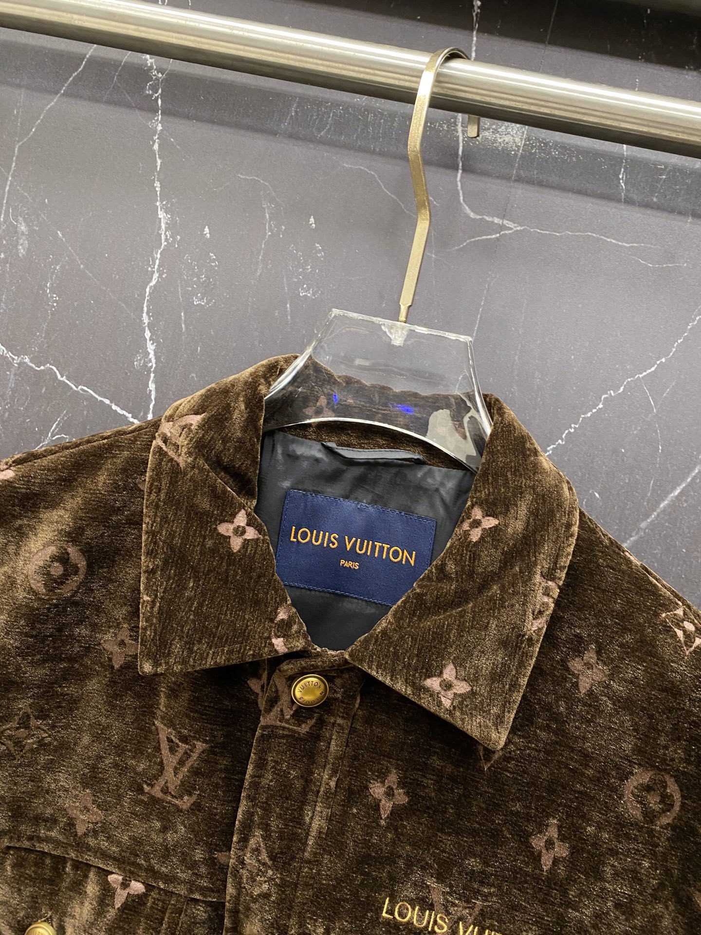 ルイ・ヴィトン「Louis Vuitton」ルイ・ヴィトン モノグラム コーデュロイ ジャケット / メンズ ワークジャケット