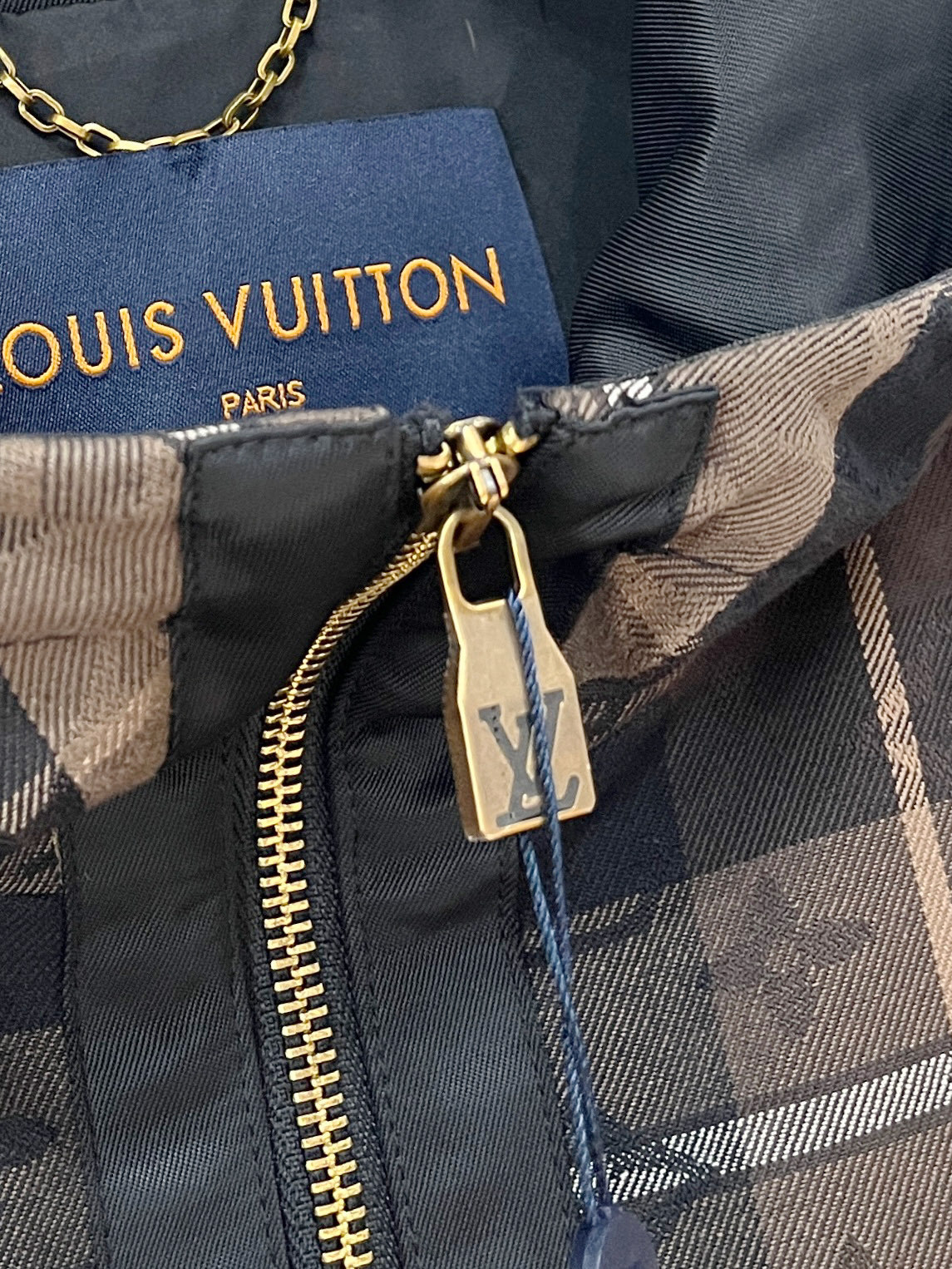 ルイ・ヴィトン「Louis Vuitton」ルイ・ヴィトン モノグラム チェック フーデッドジャケット / メンズ アウター