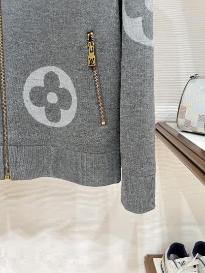ルイ・ヴィトン「Louis Vuitton」ルイ・ヴィトン モノグラム ニット スタンドカラージャケット / メンズアウター