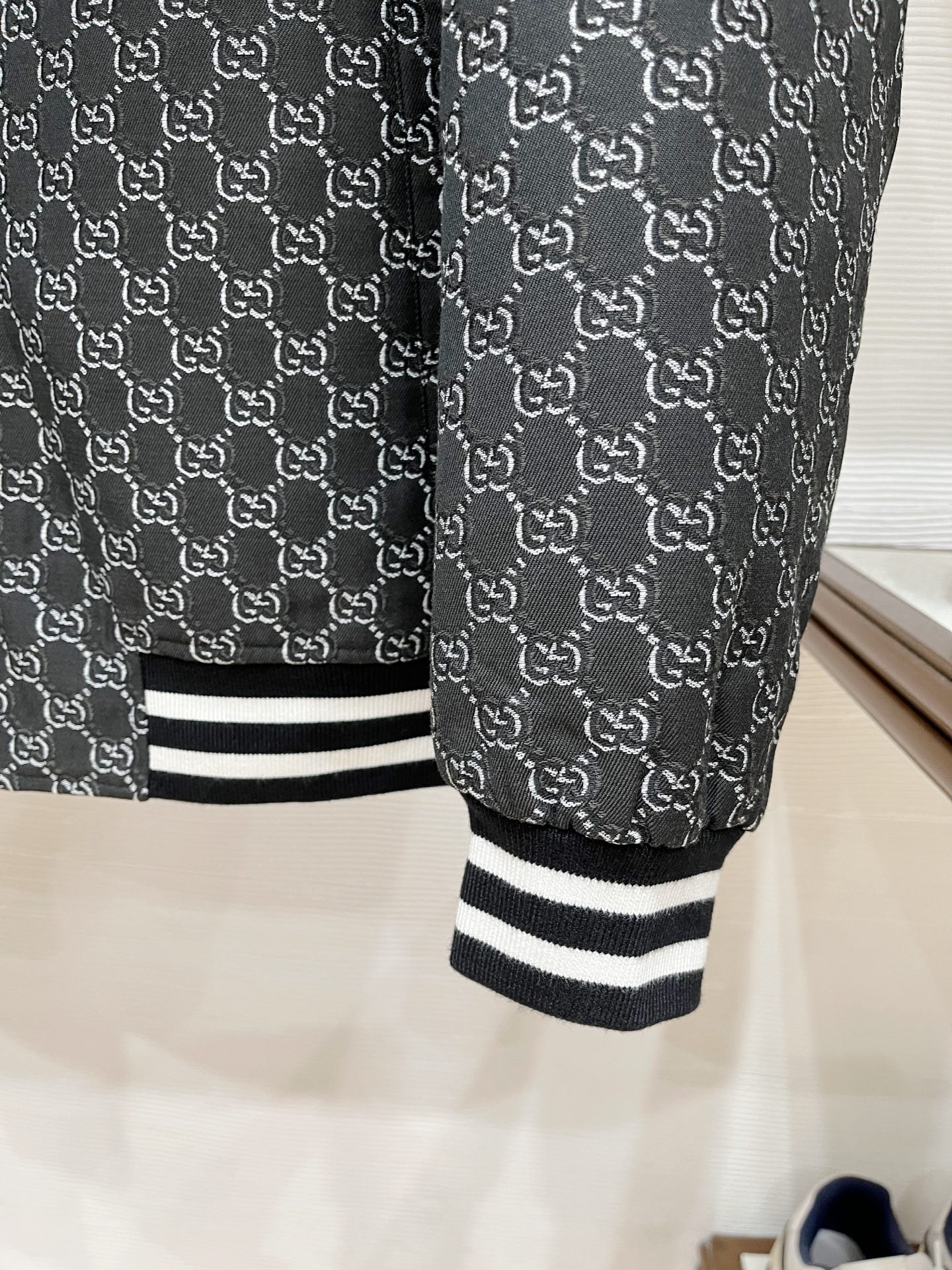 グッチ「Gucci」 オールオーバー ジャカード ベースボールジャケット / ブルゾン
