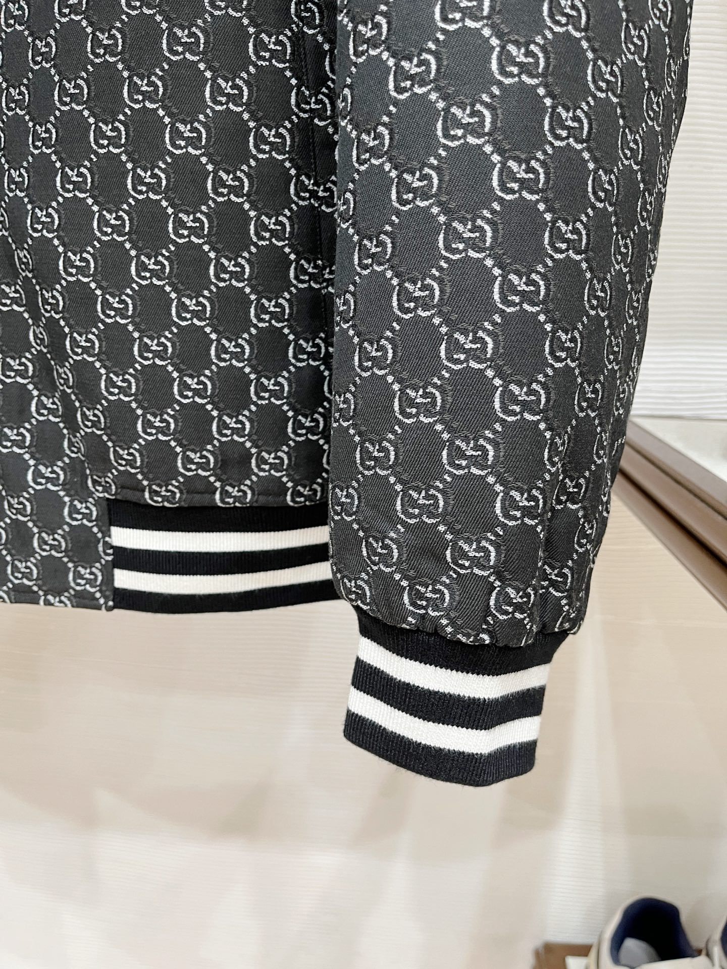 グッチ「Gucci」 オールオーバー ジャカード ベースボールジャケット / ブルゾン