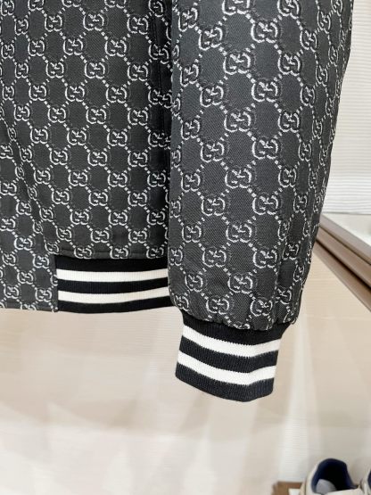グッチ「Gucci」 オールオーバー ジャカード ベースボールジャケット / ブルゾン