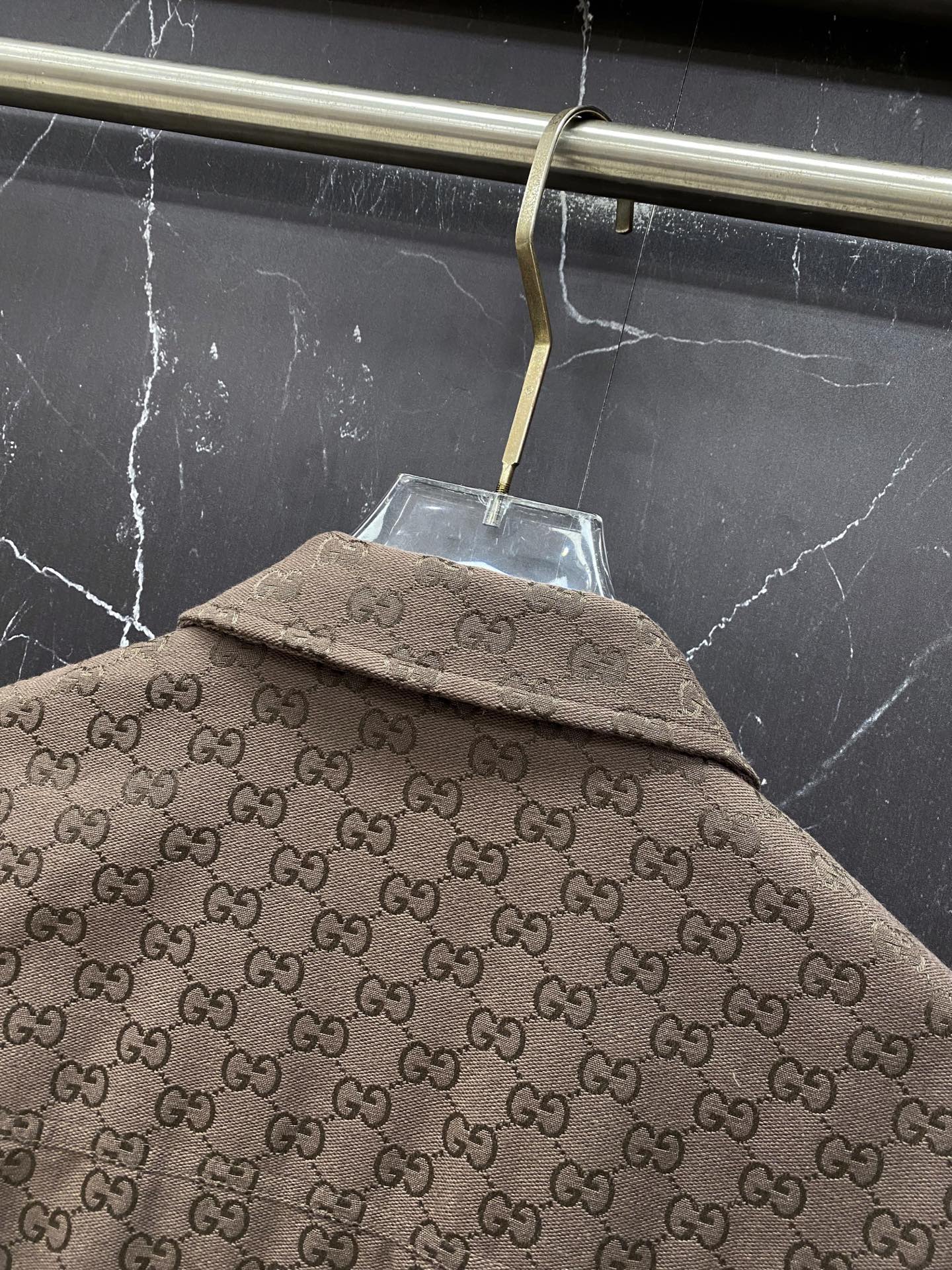 グッチ「Gucci」グッチ GGジャカード フリップカラー ワークジャケット / メンズ アウター