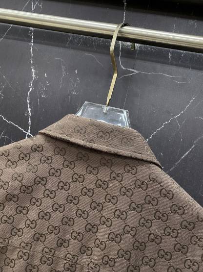 グッチ「Gucci」グッチ GGジャカード フリップカラー ワークジャケット / メンズ アウター