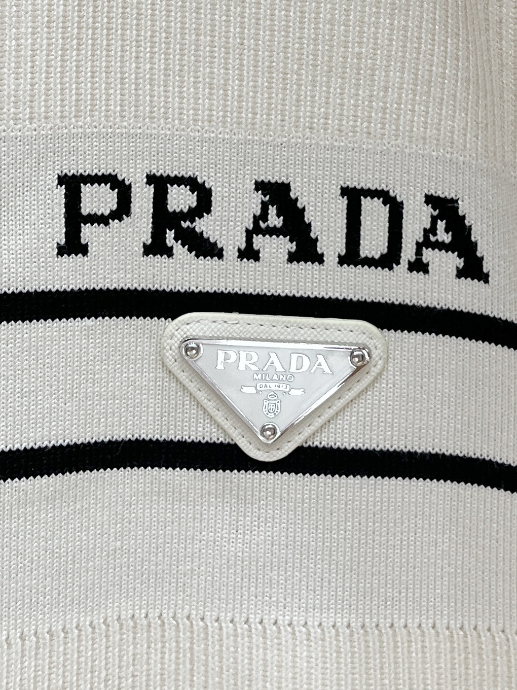 プラダ「Prada」プラダ リブニット スタンドカラー ジップアップジャケット / メンズ ニットアウター
