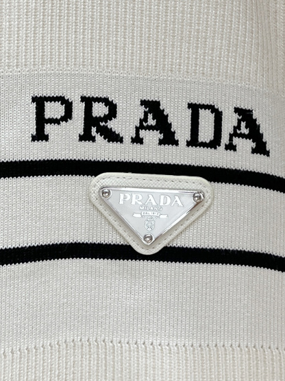 プラダ「Prada」プラダ リブニット スタンドカラー ジップアップジャケット / メンズ ニットアウター