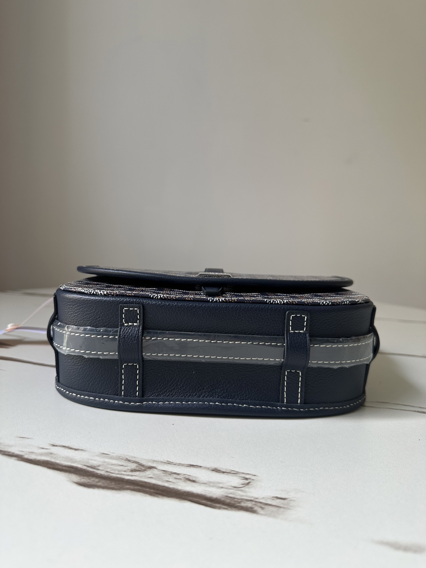 ゴヤール「Goyard」 Belvedere PM 深ブルー メッセンジャーバッグ