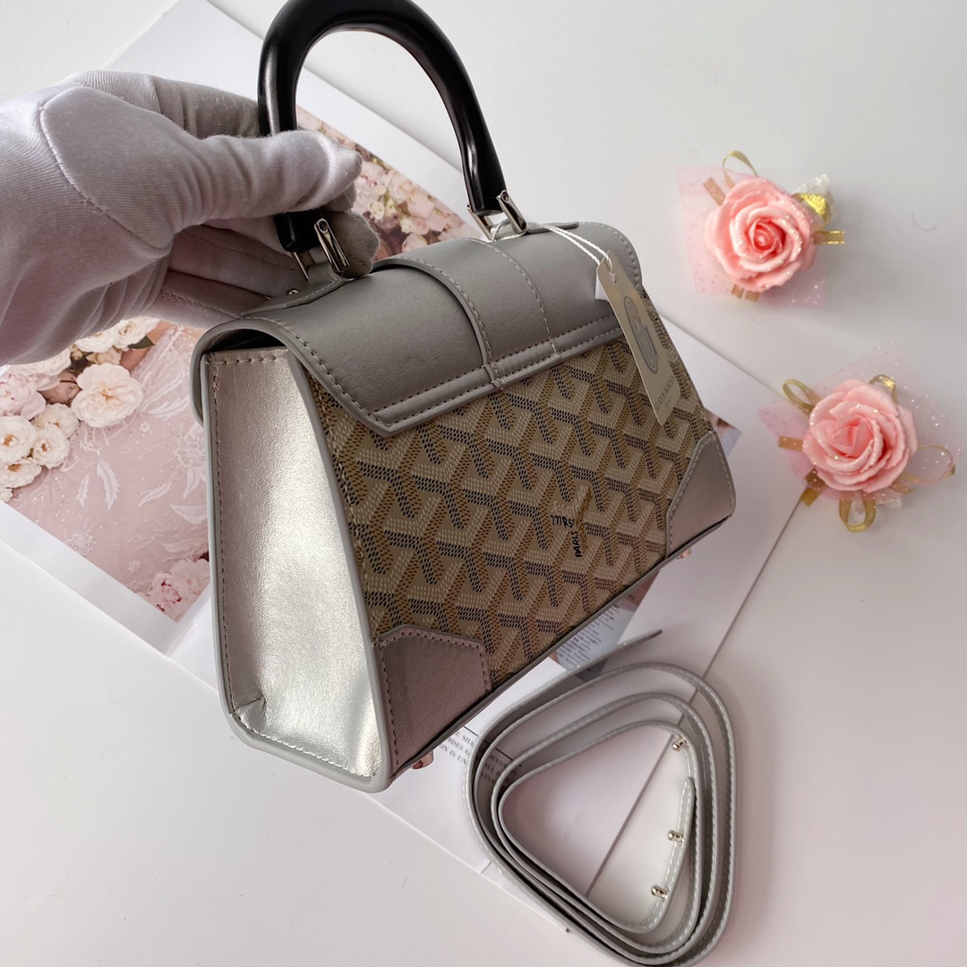 ゴヤール「Goyard」Saïgon Mini ハードケース ショルダーバッグ