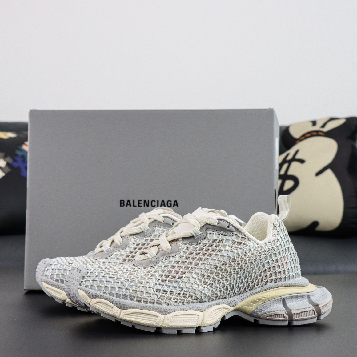 バレンシアガ「Balenciaga」Runner Sneaker 3XL 10代網目のお父さん靴