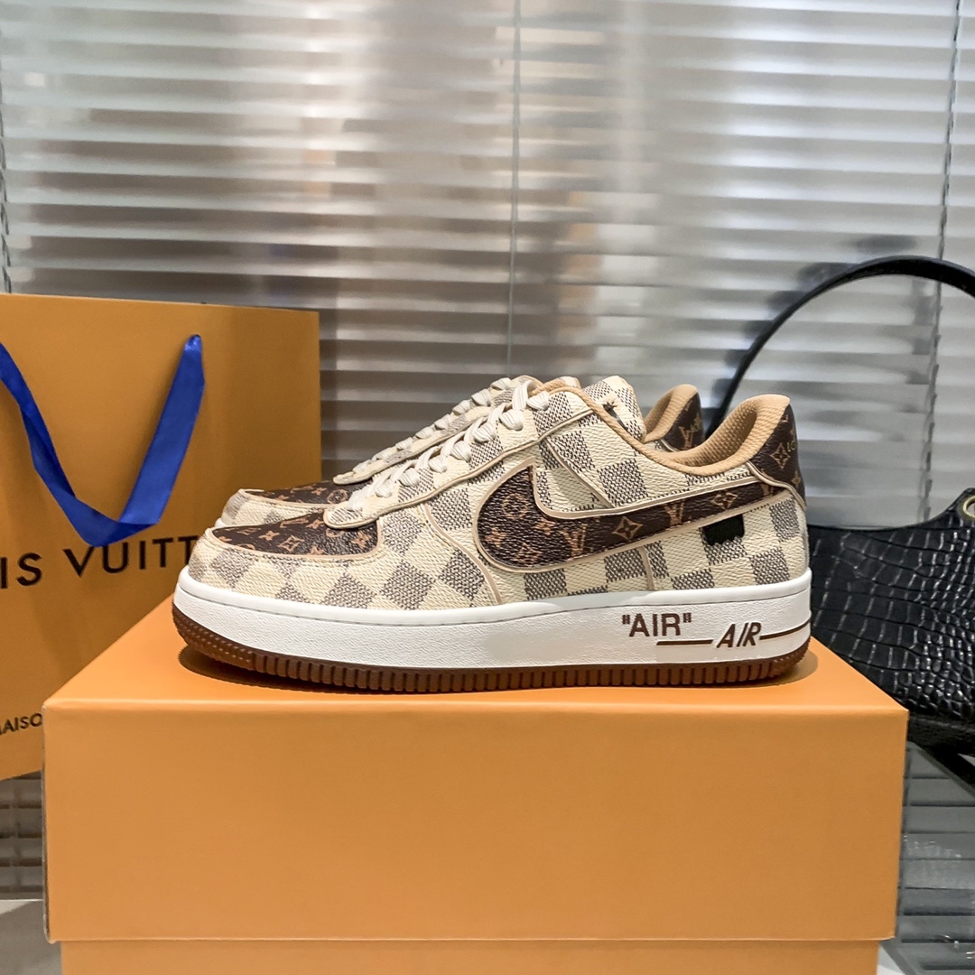 「コラボモデル」Louis Vuitton x Nike Air Force 1 Low スニーカー