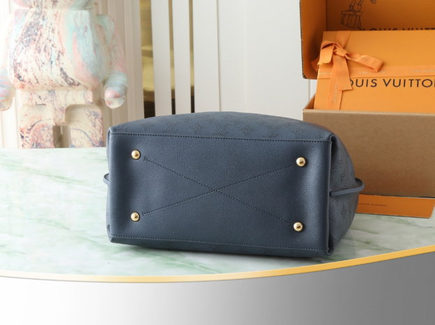 ルイ・ヴィトン「Louis Vuitton」CARMEL ハンドバッグ ネイビー