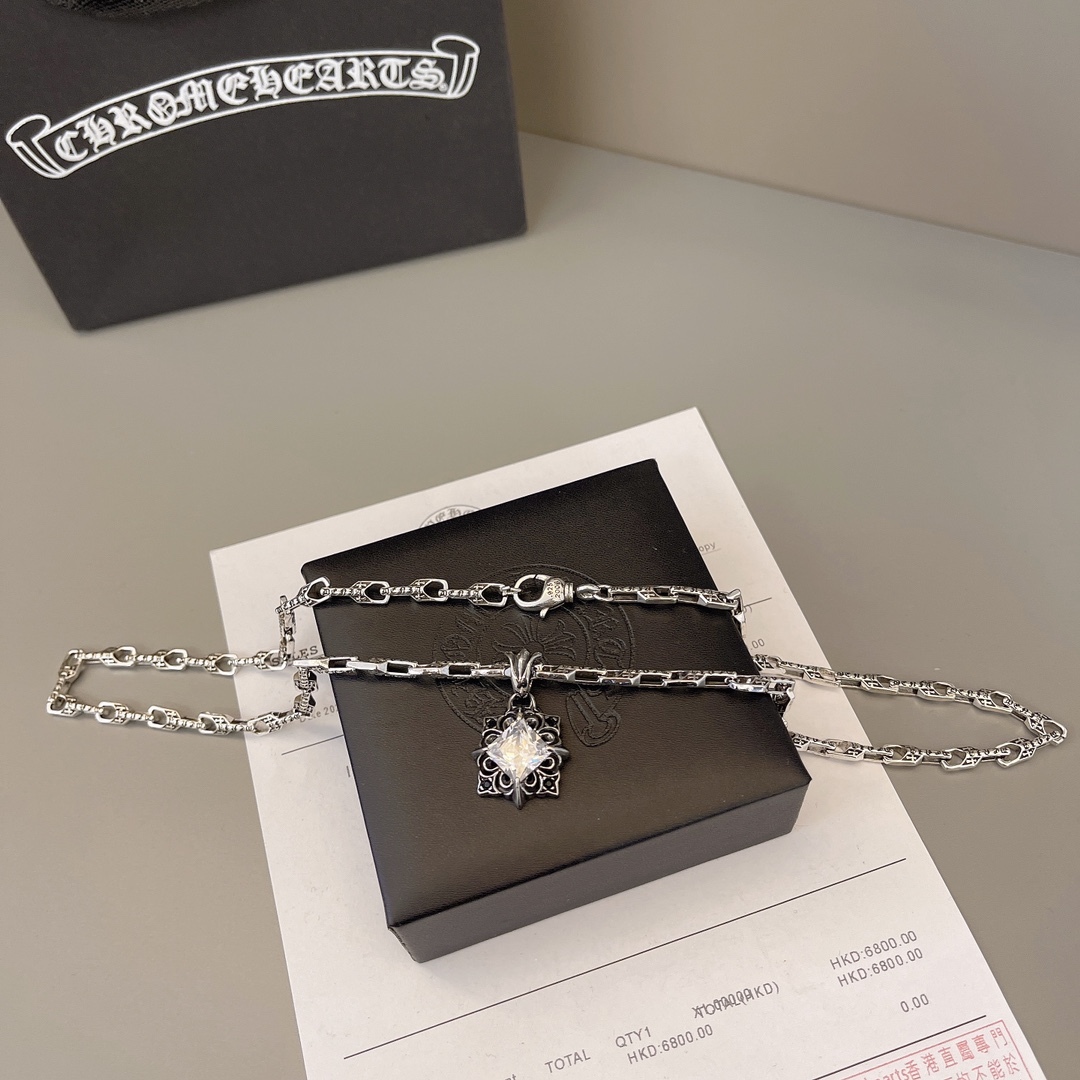 クロムハーツ「Chrome Hearts」シンプルペンダントネックレス - ユニセックス