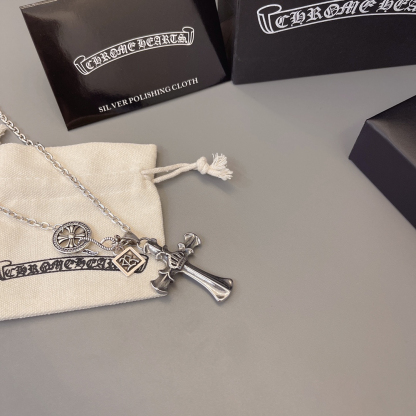 クロムハーツ「Chrome Hearts」シンプルペンダントネックレス - ユニセックス