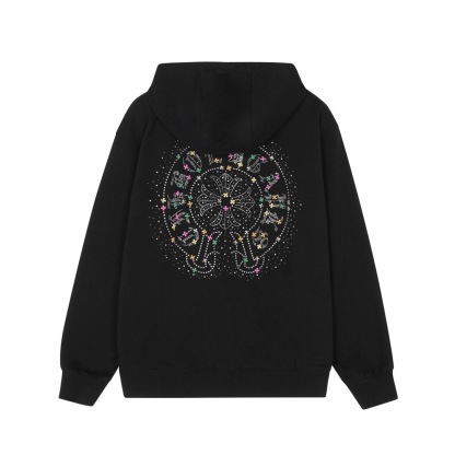 クロムハーツ「Chrome Hearts」秋冬ロングスリーブ ジップアップフーディ - ユニセックス