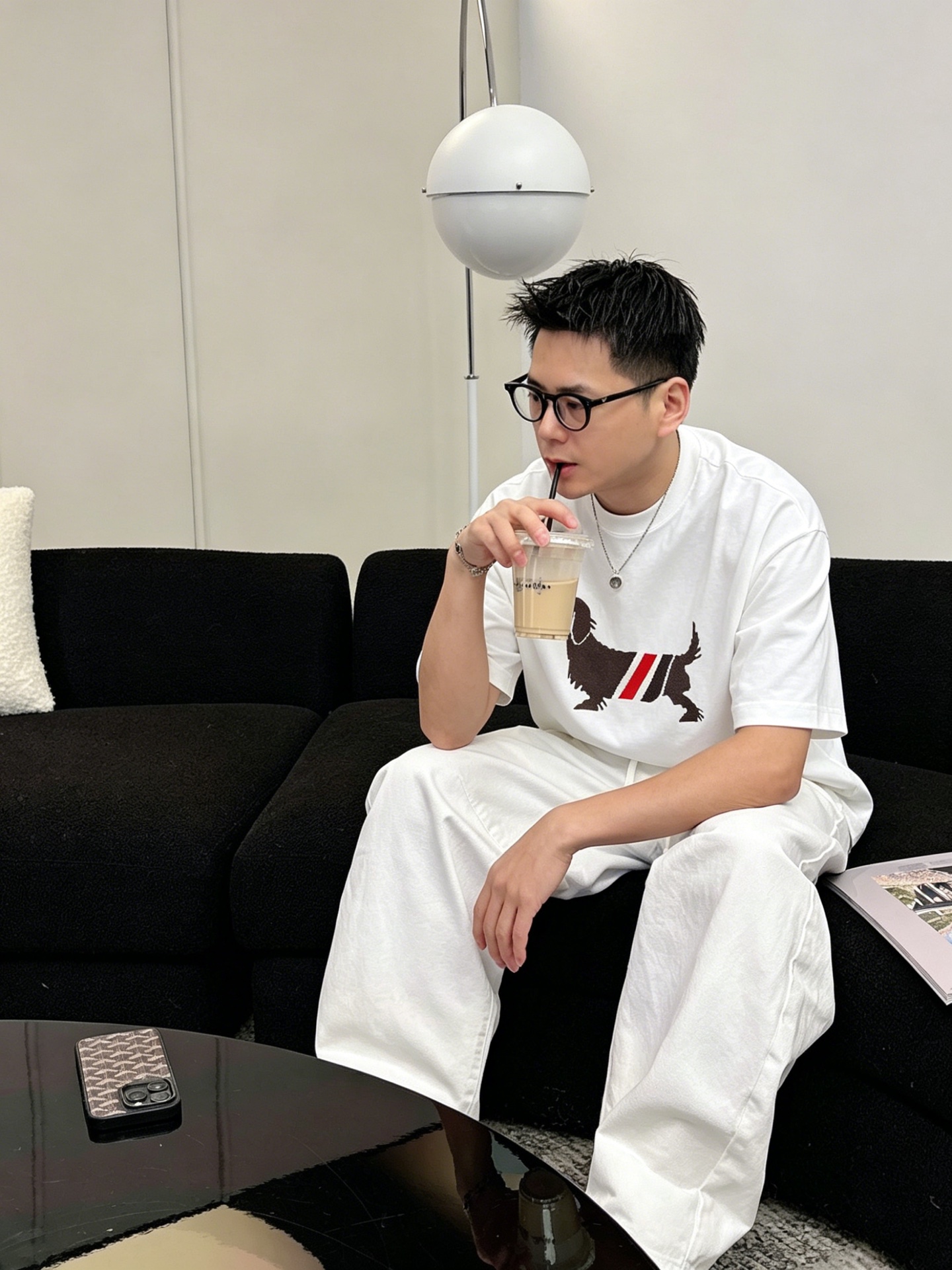 バーバリー「Burberry」バーバリー TB ロゴプリントTシャツ / ショートスリーブ クルーネック