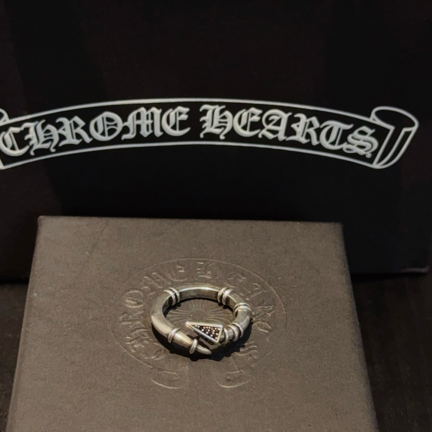 クロムハーツ「Chrome Hearts」クラシックヴィンテージ＆モダンリング - フリーサイズ