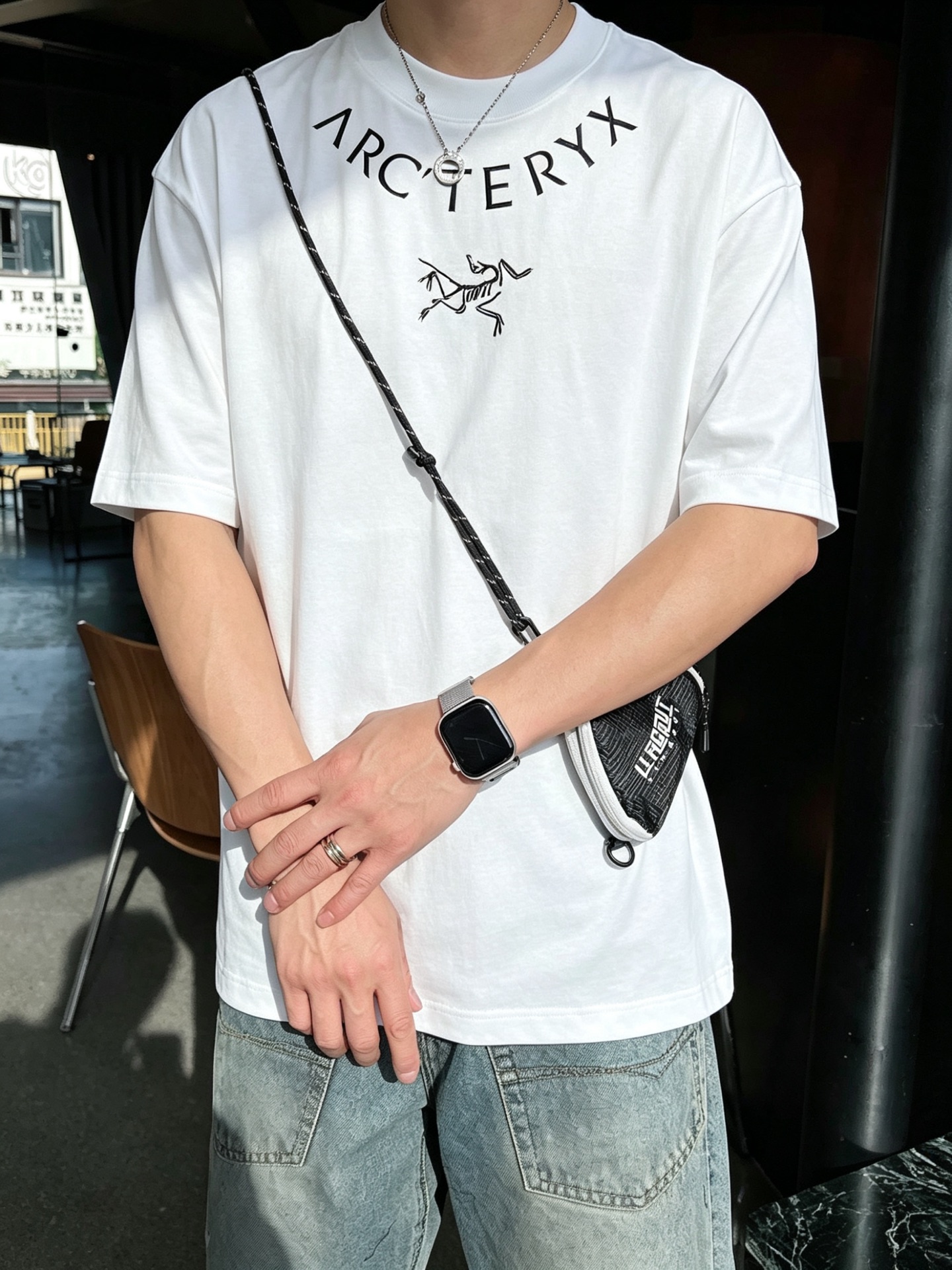 アークテリクス「ARC'TERYX」ロゴプリントTシャツ / ショートスリーブ クルーネック