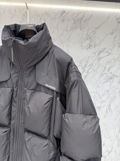 バレンシアガ「Balenciaga」‌メンズファッションスタンドカラーダウンジャケット