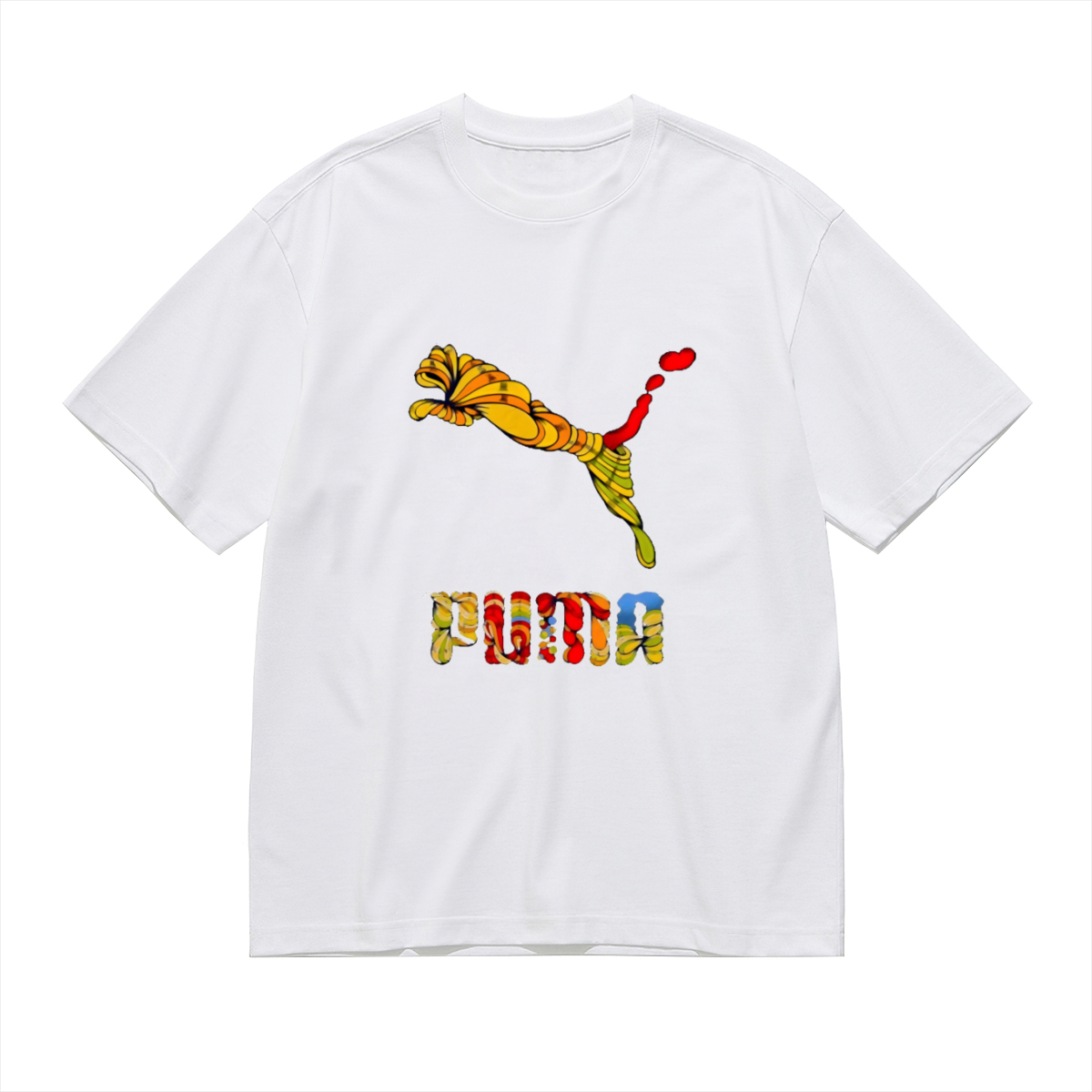 Colorful Puma Logoプーマ ロゴTシャツ / ショートスリーブ クルーネック