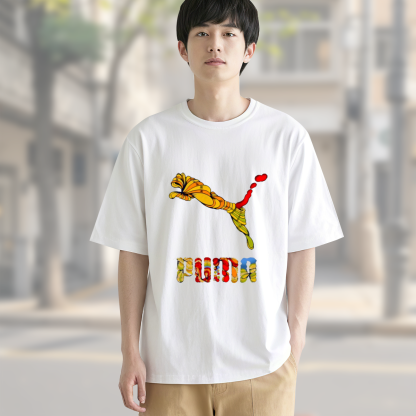 Colorful Puma Logoプーマ ロゴTシャツ / ショートスリーブ クルーネック