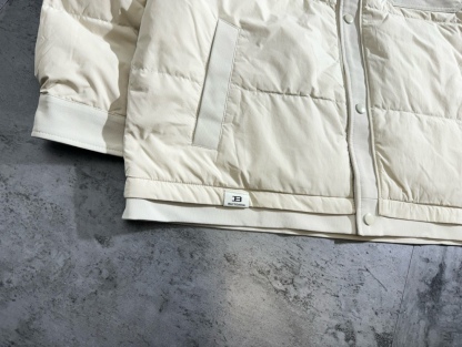 バレンシアガ「Balenciaga」‌冬季限定パッチワークカップルカジュアルダウンジャケット