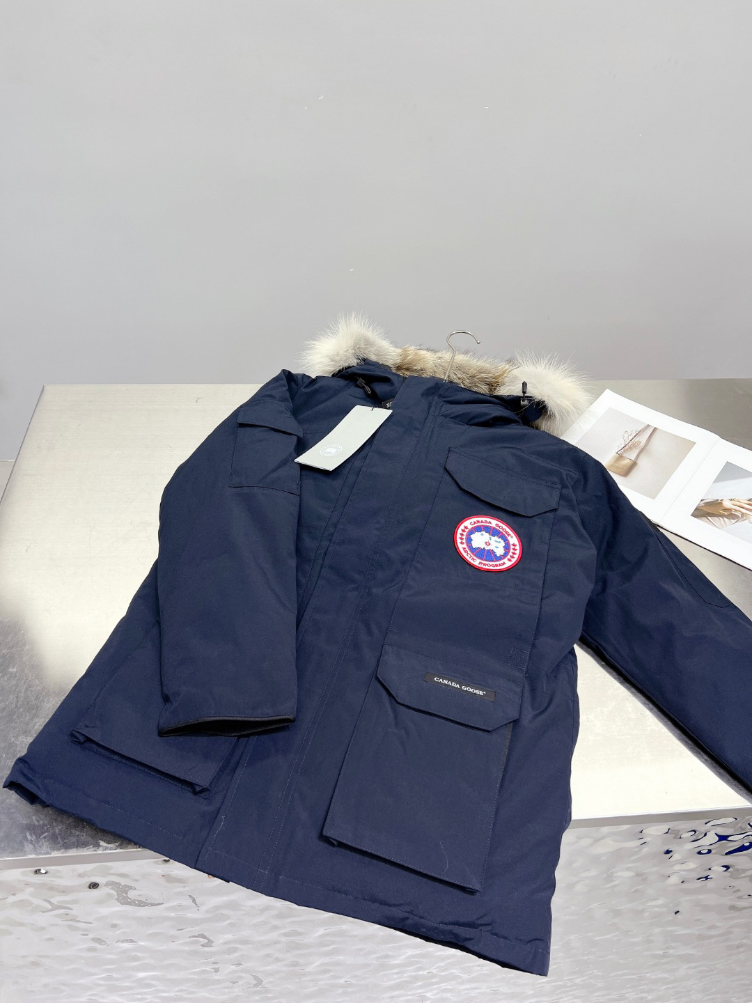 カナダグース「Canada Goose」秋冬フード付きダウンコート