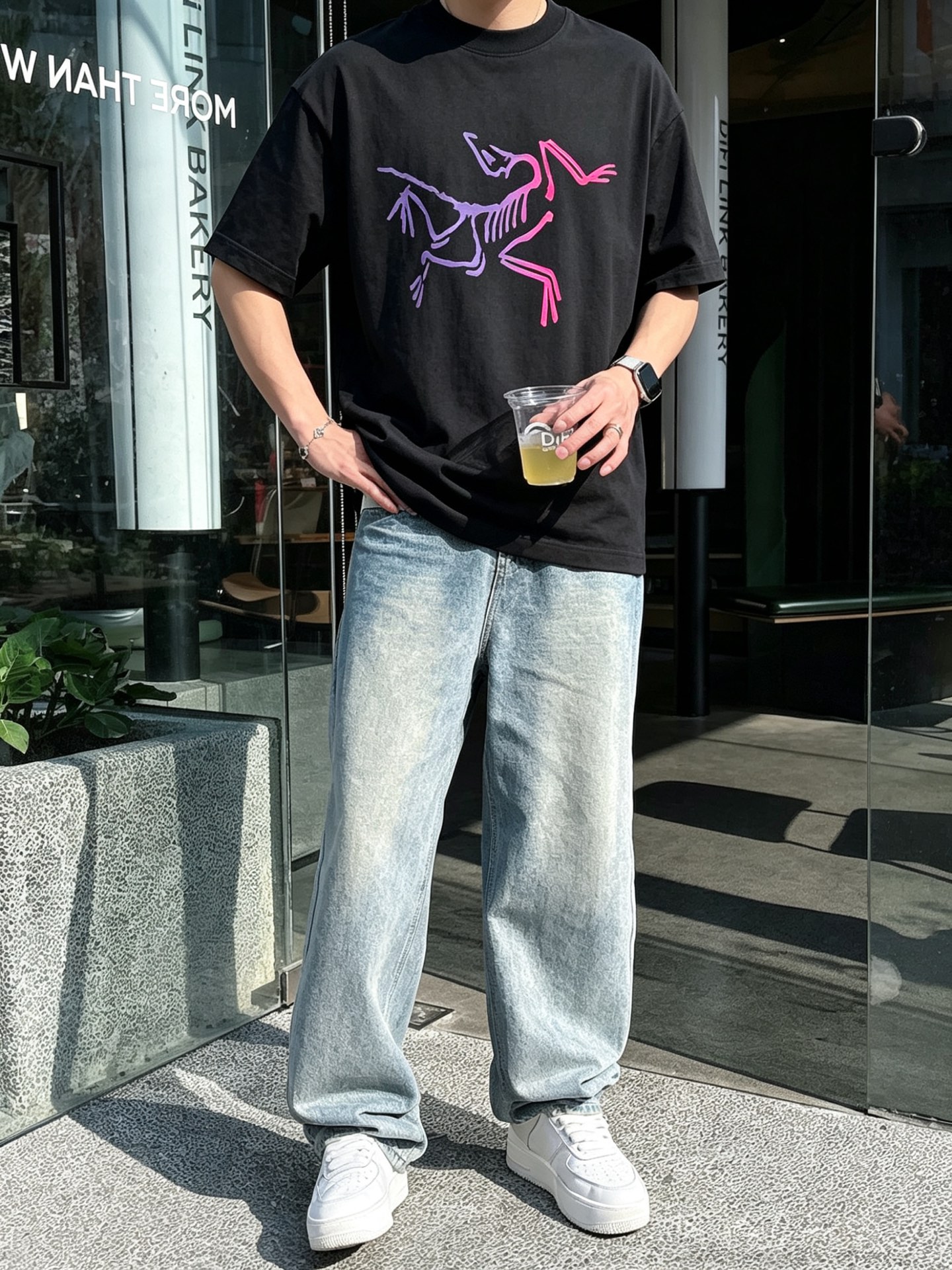 アークテリクス「ARC'TERYX」アークテリクスロゴプリントTシャツ / ショートスリーブ クルーネック