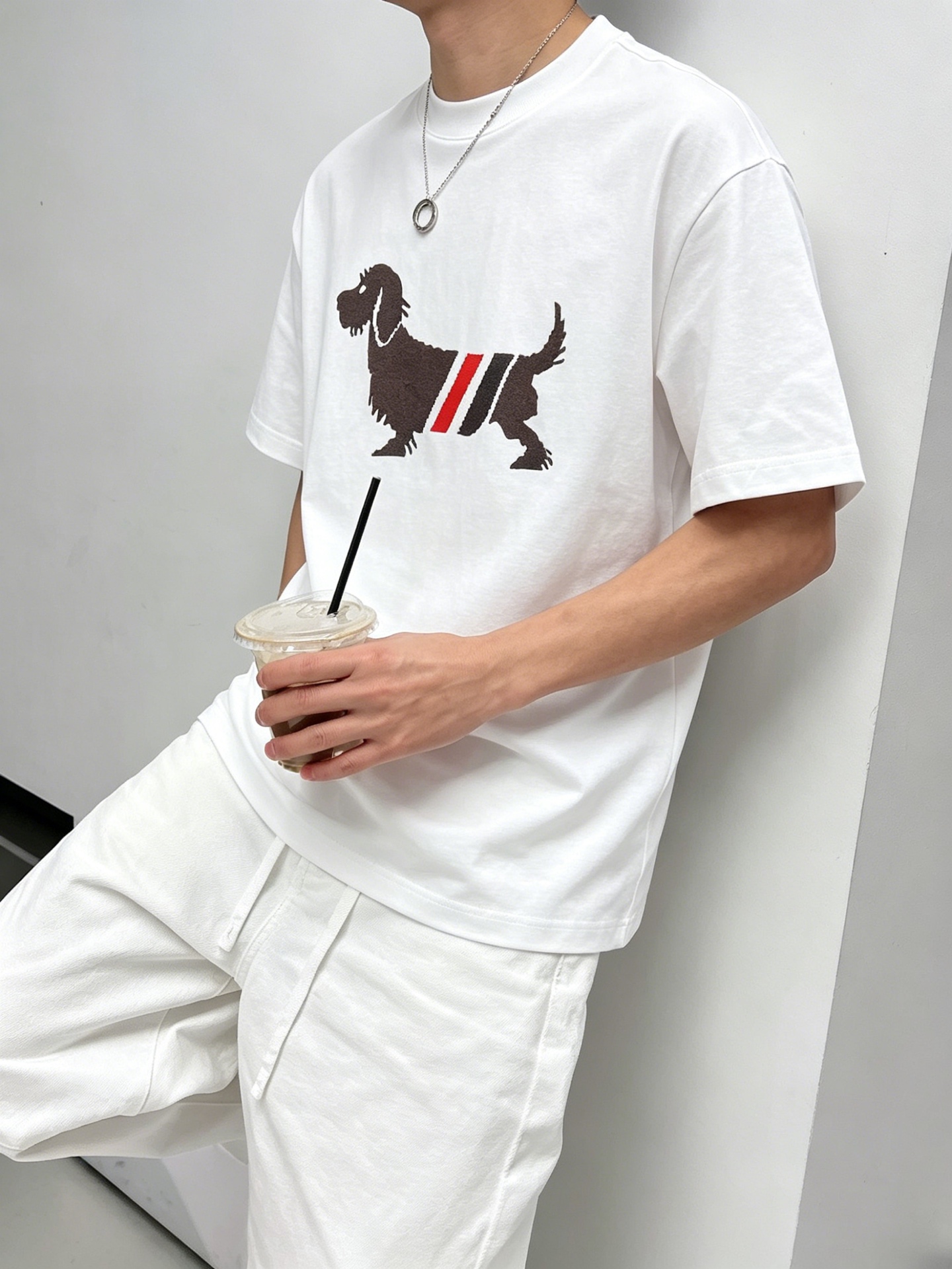 バーバリー「Burberry」バーバリー TB ロゴプリントTシャツ / ショートスリーブ クルーネック
