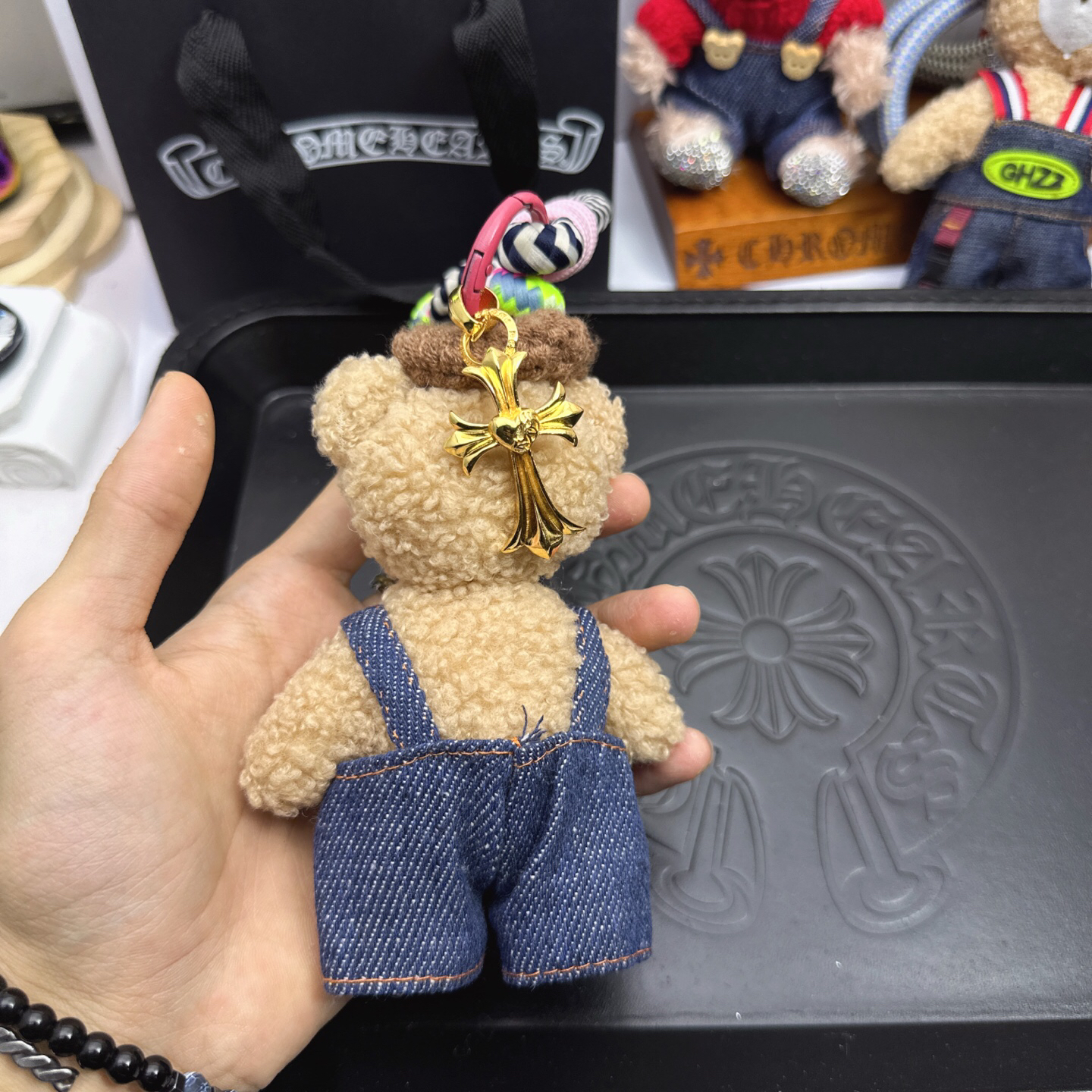 クロムハーツ「Chrome Hearts」バッグチャーム - すべてのトレンドバッグに合わせて、クールでキュートなスタイルを