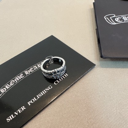 クロムハーツ「Chrome Hearts」クラシックヴィンテージ＆モダンリング - サイズ調整可能