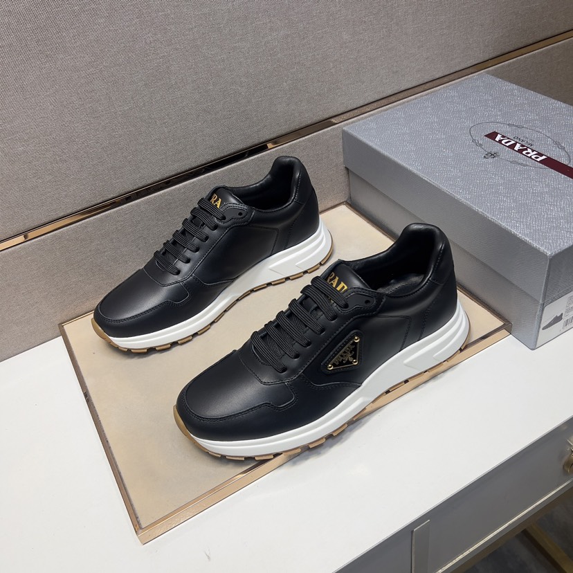 プラダ「Prada」プラダ プレミアムスニーカー (2026年春夏モデル) / レザースニーカー
