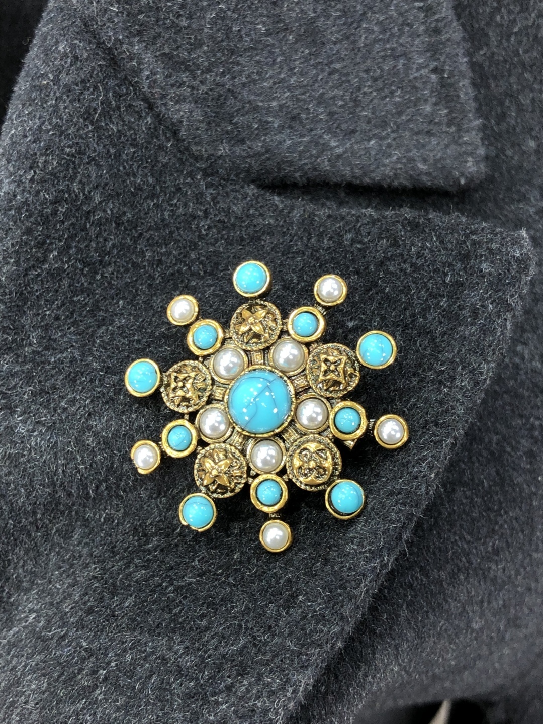 ルイ・ヴィトン「Louis Vuitton」メンズ カシミア オーバーコート