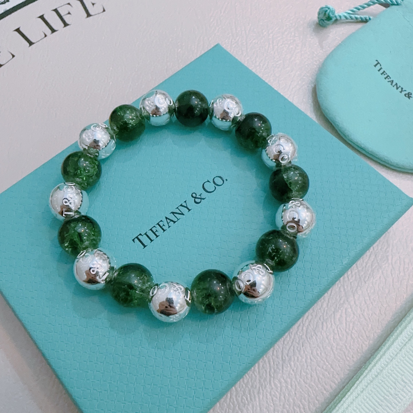 ティファニー「Tiffany & Co.」ポリッシュドシルバーリンク ブレスレット