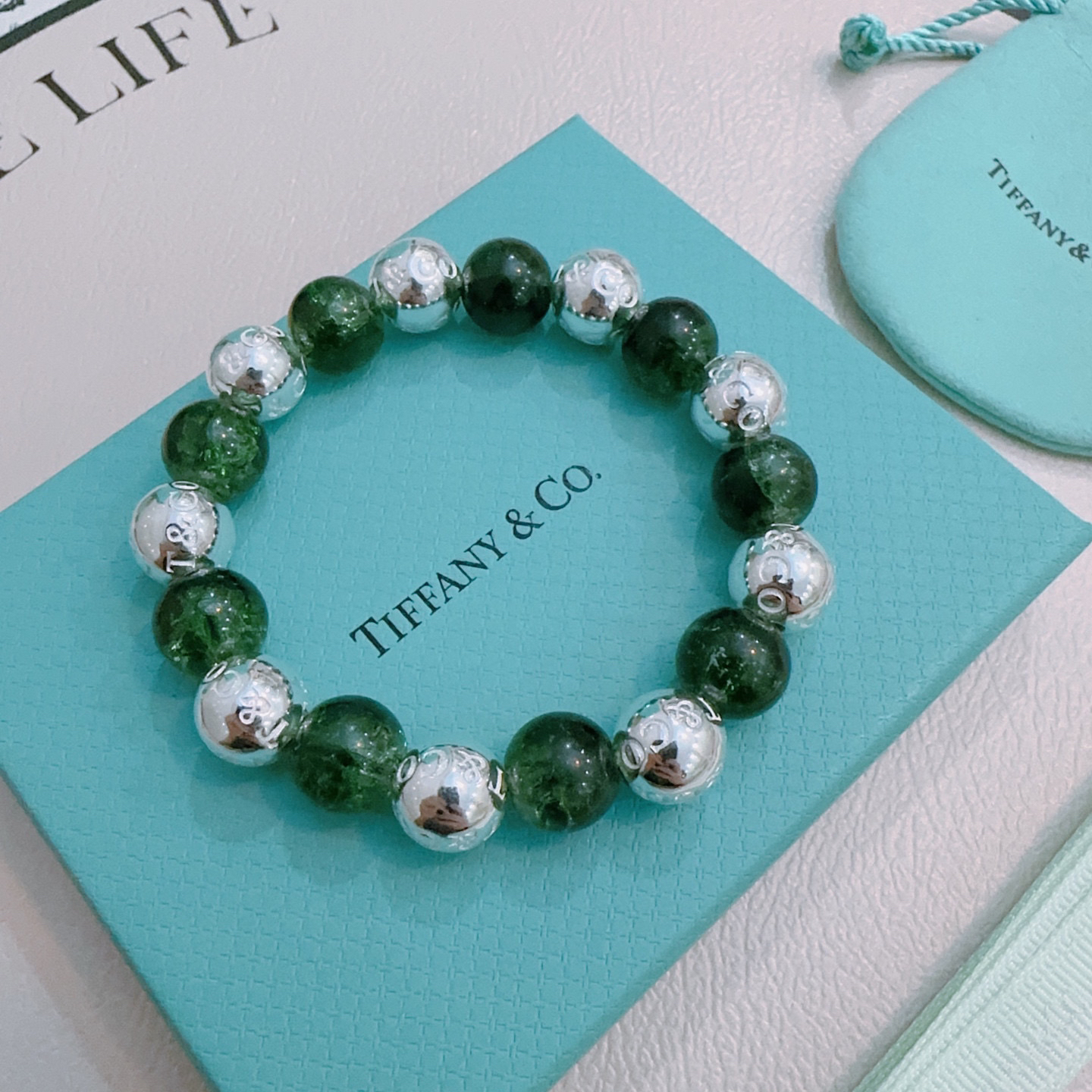 ティファニー「Tiffany & Co.」ポリッシュドシルバーリンク ブレスレット