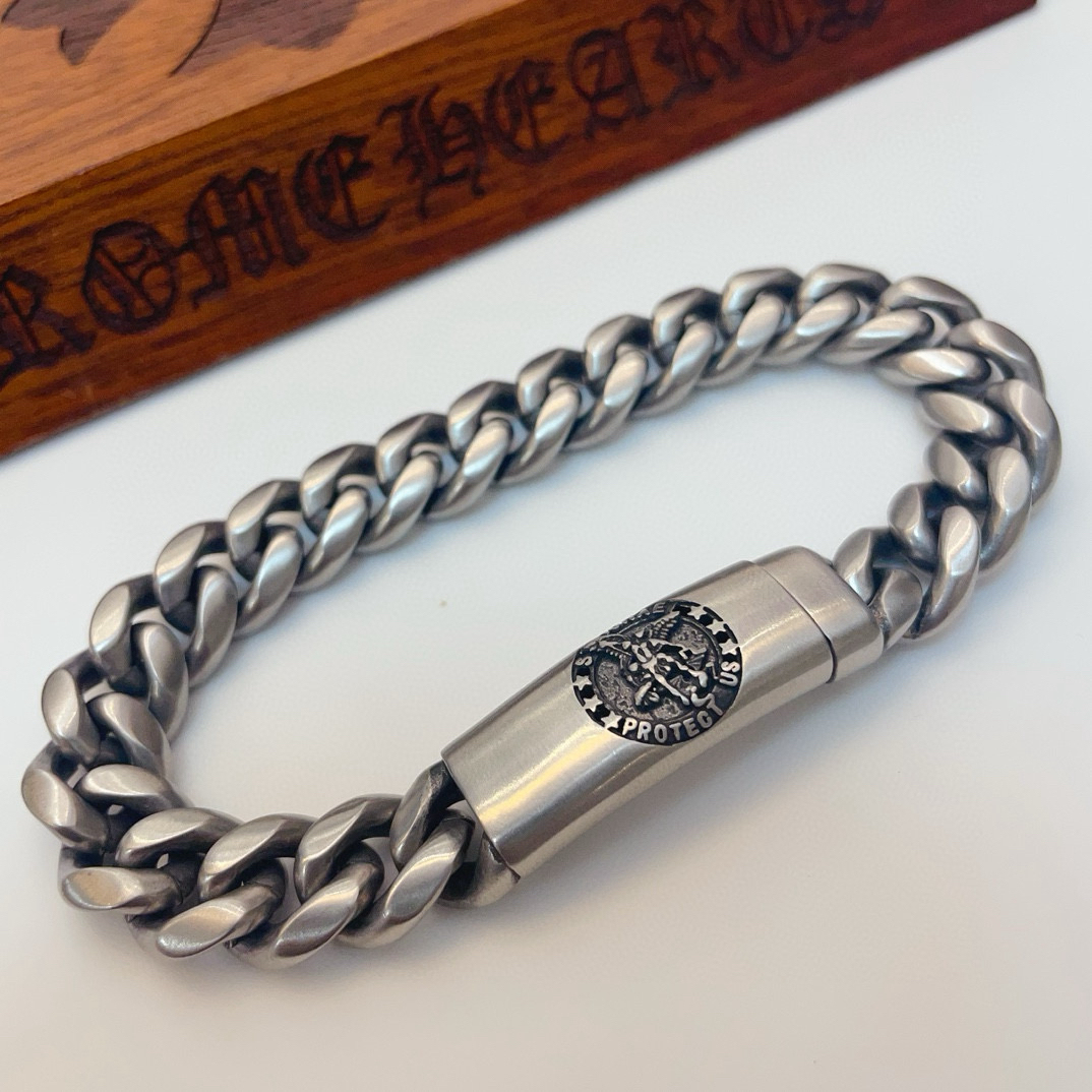 クロムハーツ「Chrome Hearts」ブレスレット - ヴィンテージ＆ロックテイスト ペア用