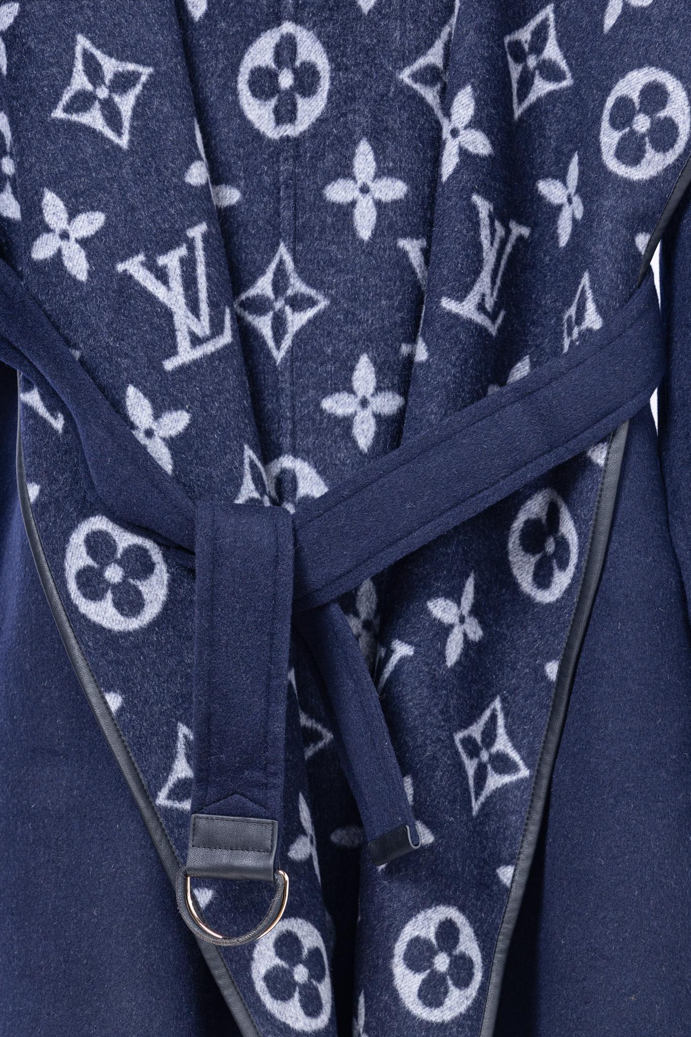 ルイ・ヴィトン「Louis Vuitton」秋冬 レディース ワップルフードロングコート