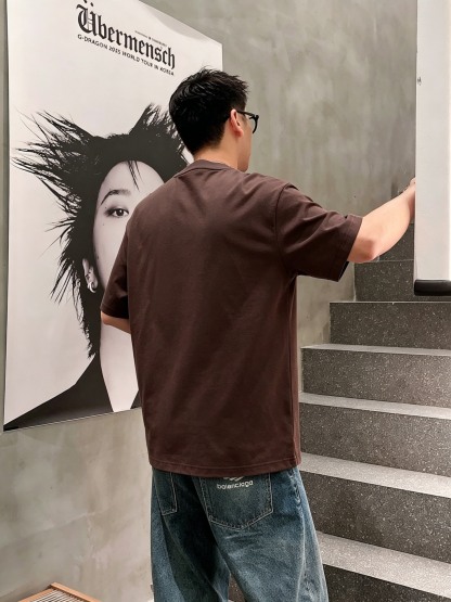 ルイ・ヴィトン「Louis Vuitton」ロゴプリントTシャツ / ショートスリーブ クルーネック