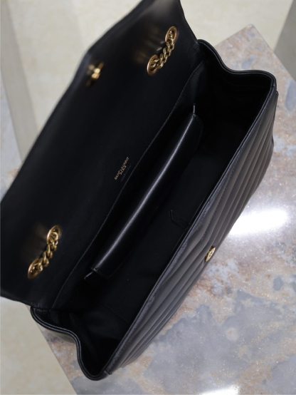 2026サンローラン「Saint Laurent LOULOU グラン マトラッセラムスキン ショルダーバッグ